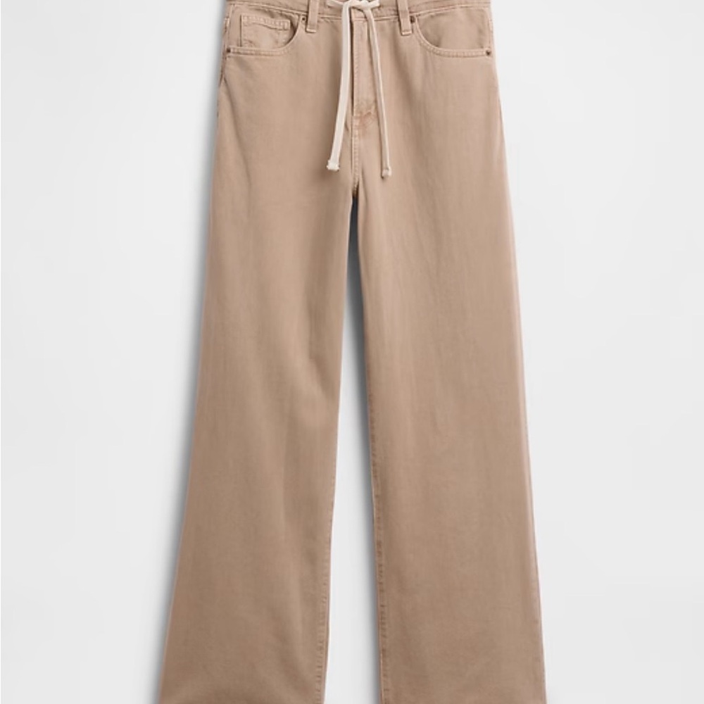 GAP Women's Wide Leg Tan Jeans